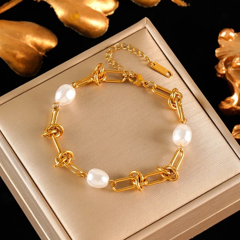 Bộ Vòng Cổ Xích Zircon và Lắc Tay